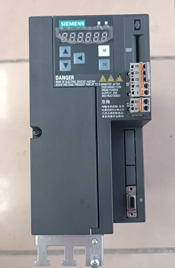 SIEMENS 6SL3210-5DE21-0UA0 SERVO SÜRÜCÜ