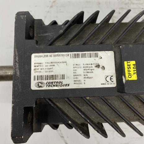 EMERSON 115UMC600CAMAB SERVO MOTOR