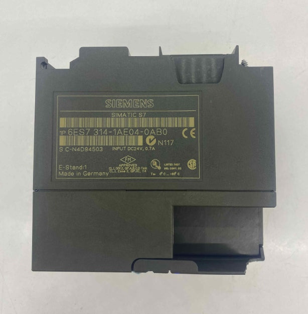 SIEMENS 6ES7 314-1AE04-0AB0 PLC