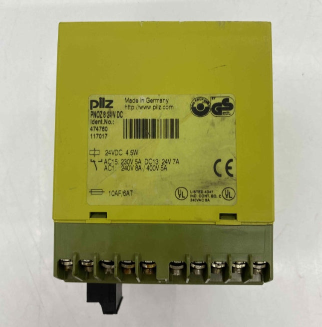 PILZ PNOZ 8 24 V DC EMNİYET RÖLESİ