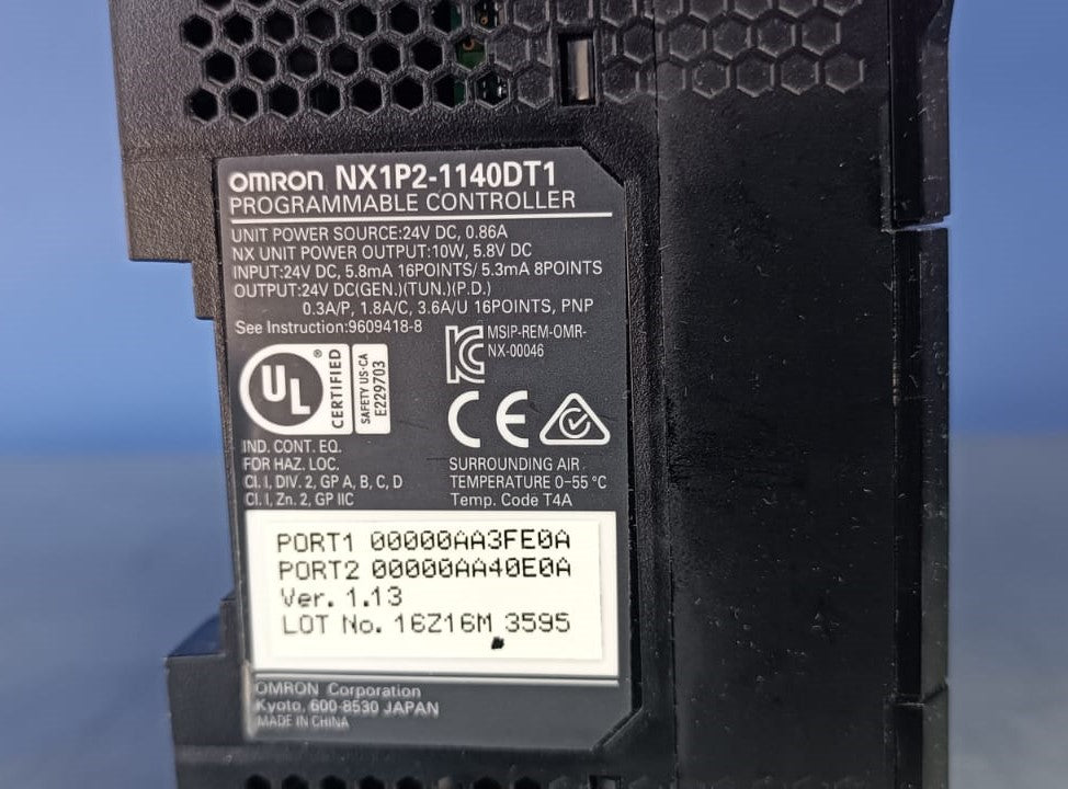 OMRON NX1P2-1140DT1 PLC