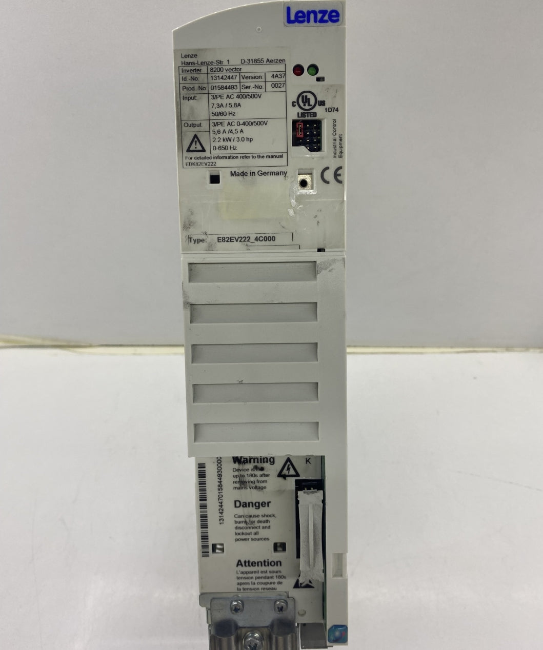 LENZE E82EV222-4C000 SERVO SÜRÜCÜ