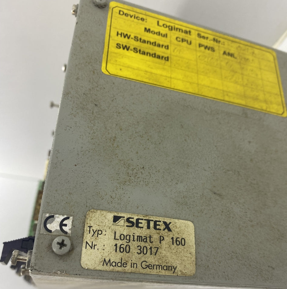 SETEX LOGİMAT P160 PLC TERMİNAL BLOĞU