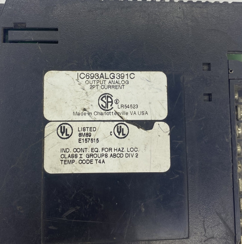 GE FANUC IC693ALG391C PLC