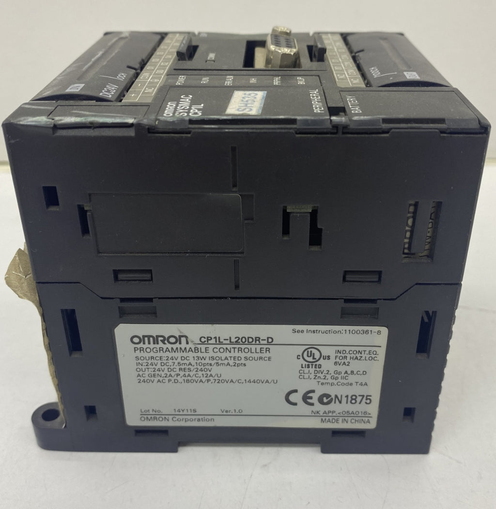 OMRON CP1L-L20DR-D PLC