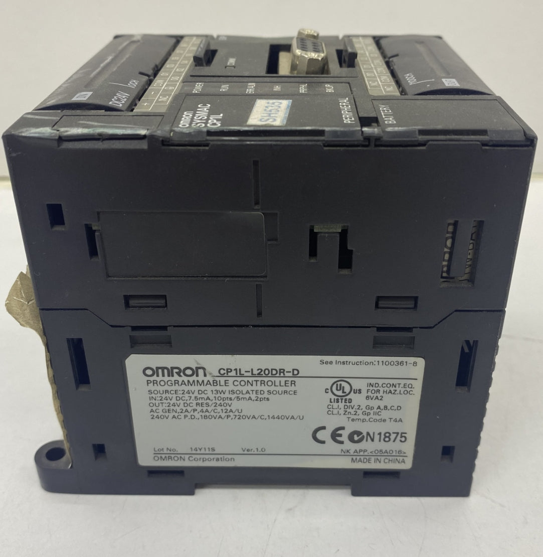 OMRON CP1L-L20DR-D PLC