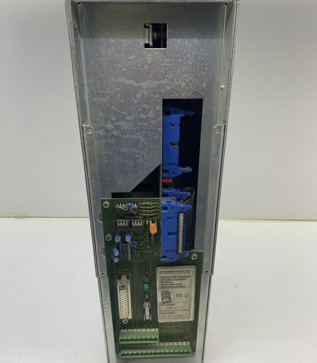 INDRAMAT CLM 01.2 AC Servo Controller LA 01.2-001.7 SERVO SÜRÜCÜ