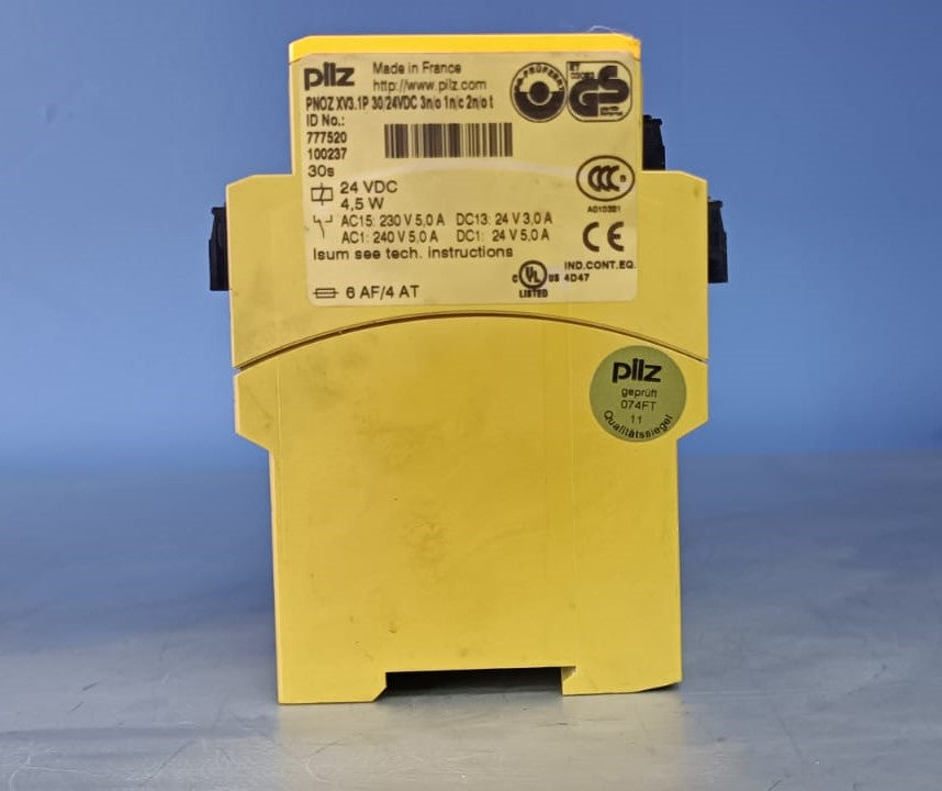 PILZ PNOZ XV3.1P 30/24VDC 3N/O 1N/C 2N/O T RÖLE