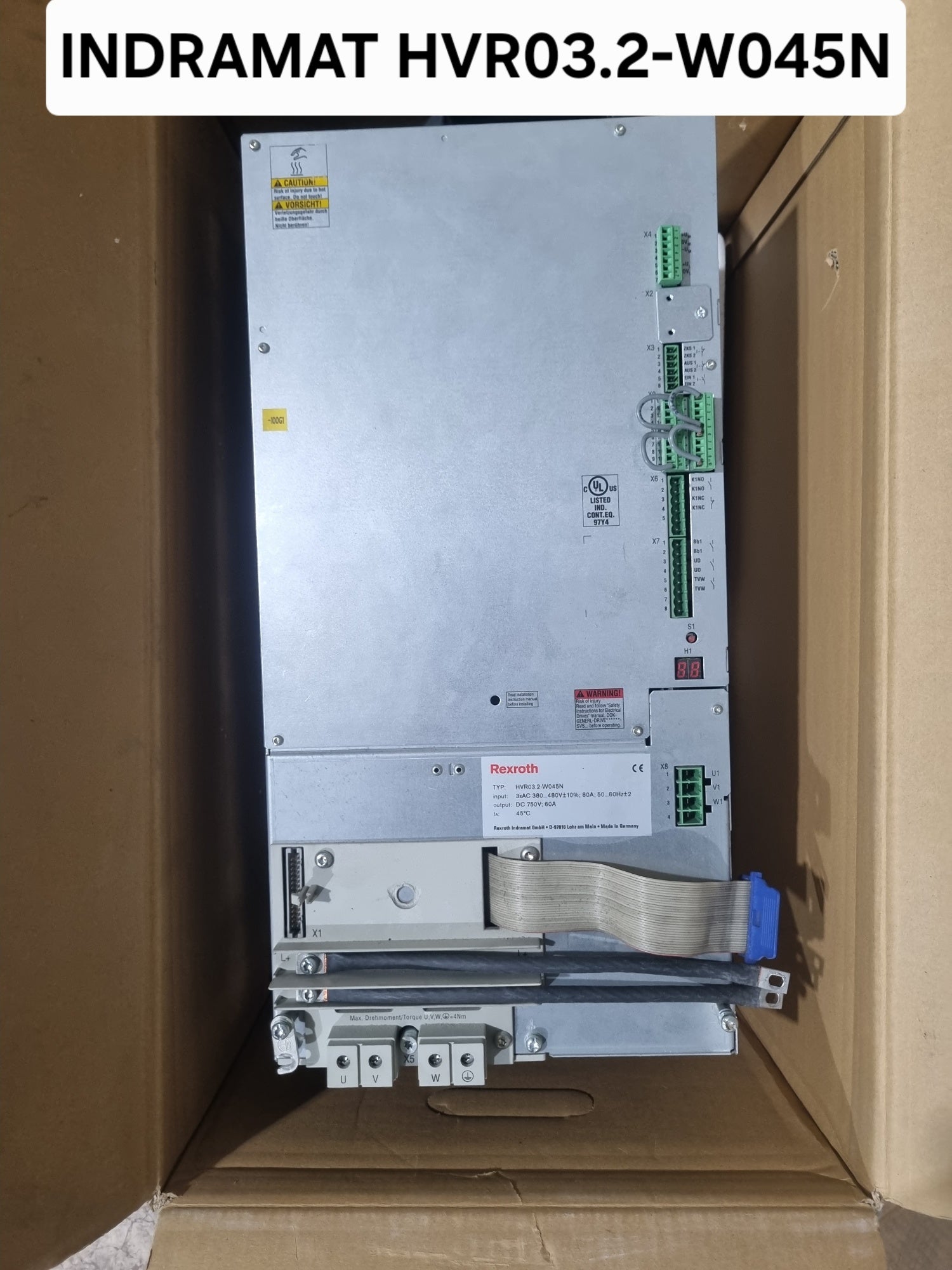 INDRAMAT HVR03.2-W045N POWER SUPPLY
