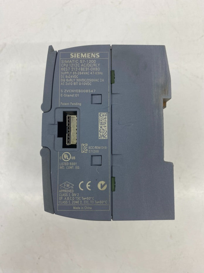 SIEMENS 6ES7 212-1BE31-0XB0 PLC