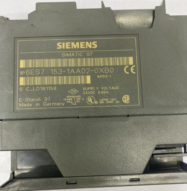 SIEMENS 6ES7 153-1AA02-0XB0 PLC
