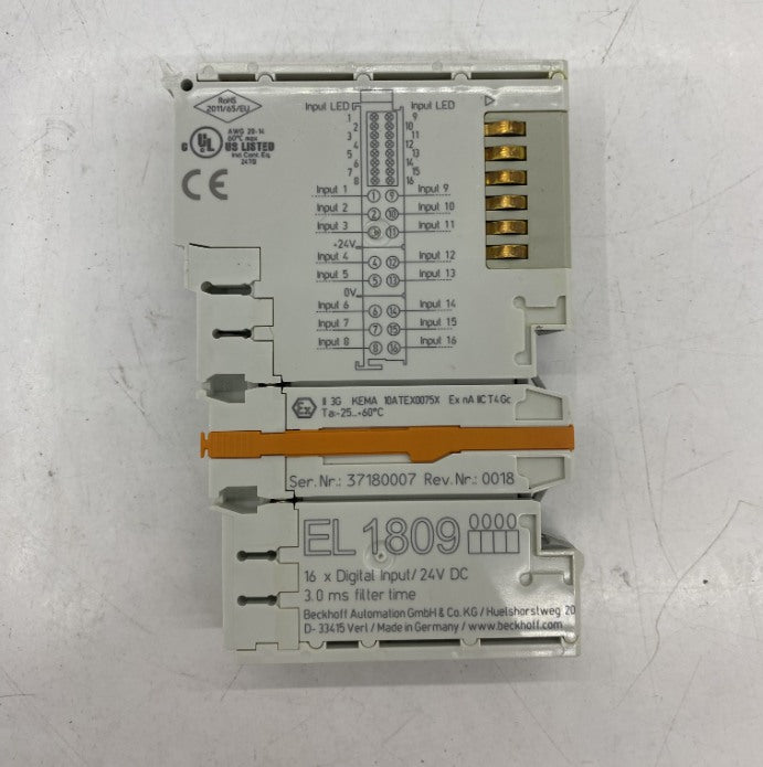 BECKHOFF EL1809 PLC