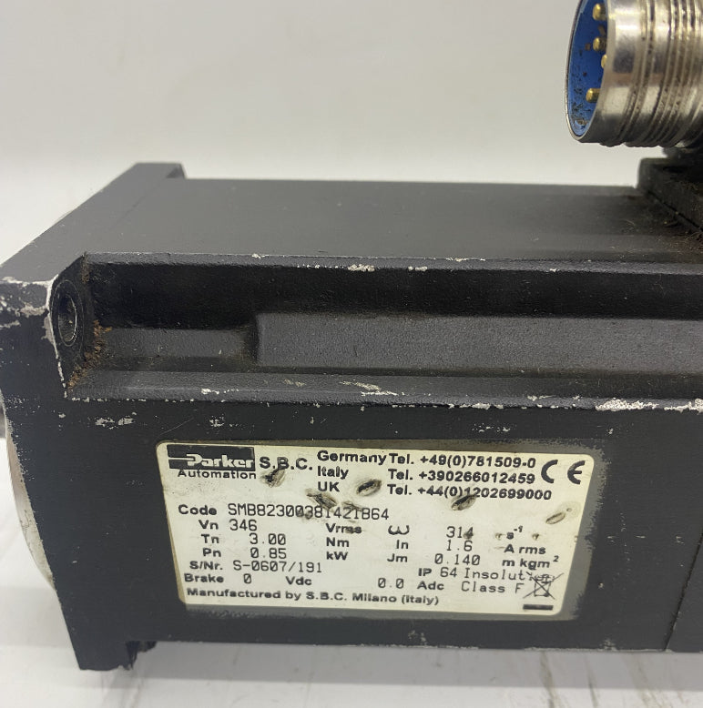 PARKER SMB8230038142IB64 SERVO MOTOR