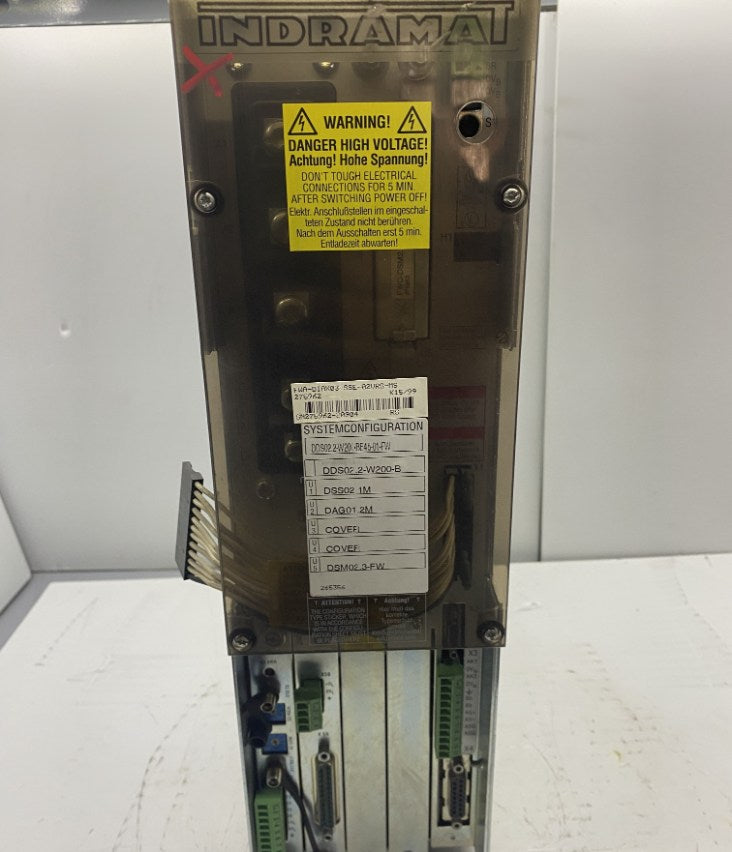 INDRAMAT DDS02.2-W200-BE45-01-FW SERVO SÜRÜCÜ