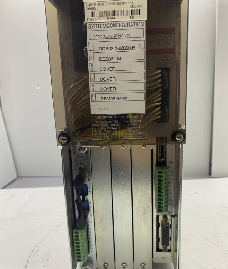 INDRAMAT DDS02.2-W050-BE12-01-FW SERVO SÜRÜCÜ