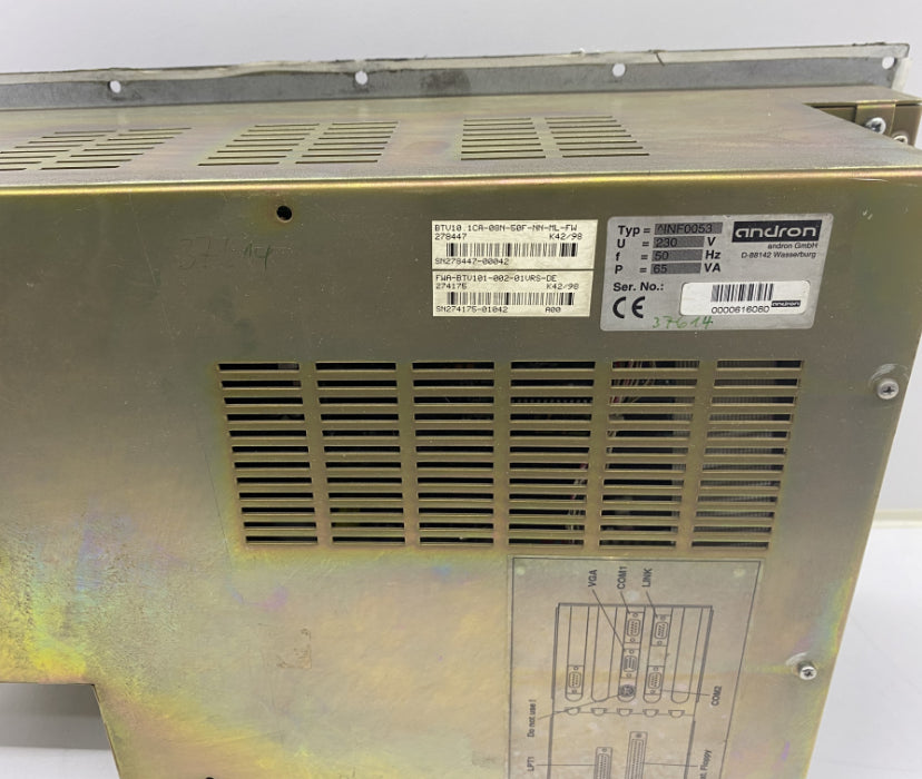 INDRAMAT BTV10.1CA-08N-50F-NN-ML-FW PANEL EKRAN