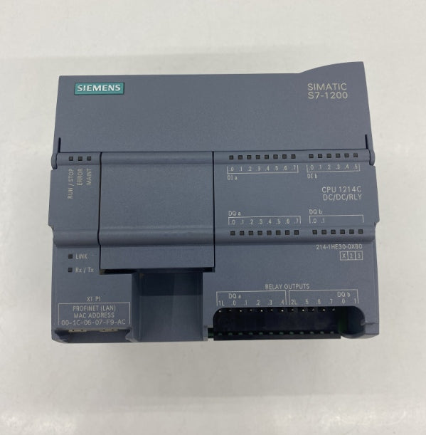 SIEMENS 6ES7 214-1HE30-0XB0 PLC