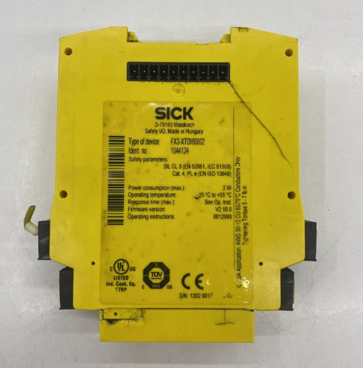 SICK FX3-XTDI80002 RÖLE