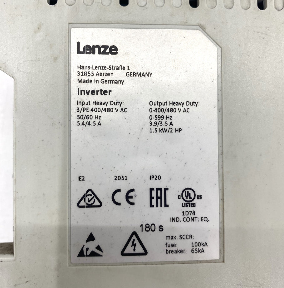 LENZE I51AE215F10V10000S SERVO SÜRÜCÜ