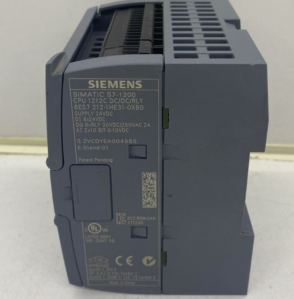 Siemens 6ES7 212-1HE31-0XB0 Plc CPU