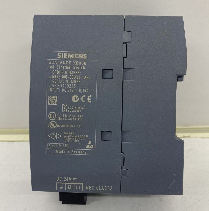 Siemens 6GK5008-0BA00-1AB2 Ethernet Switch