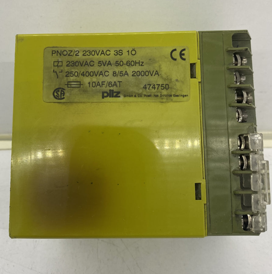 Pilz PONOZ-2 230VAC 3S 1Ö Güvenlik Rölesi