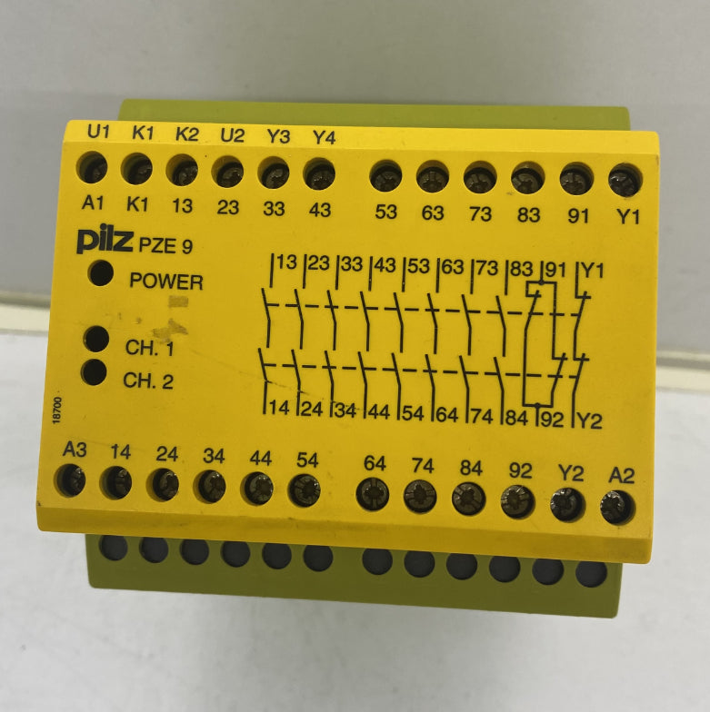 Pilz PZE9 24VDC 8S1Ö Güvenlik Rölesi
