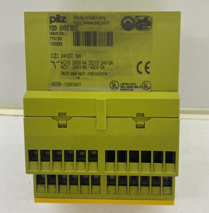 Pilz PZE9 24VDC 8S1Ö Güvenlik Rölesi