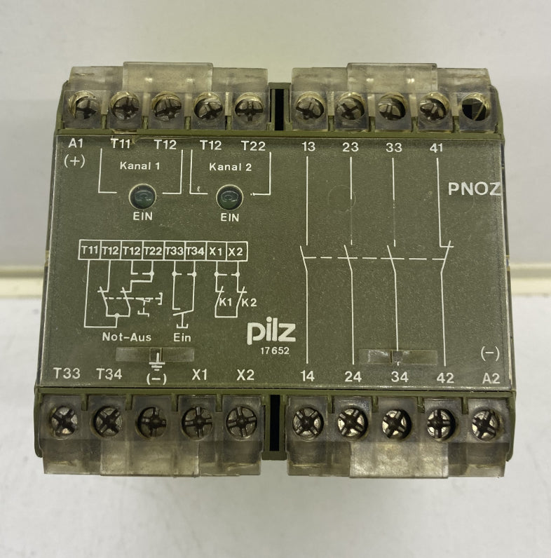 Pilz PNOZ 42VAC 3S 1Ö Güvenlik Rölesi