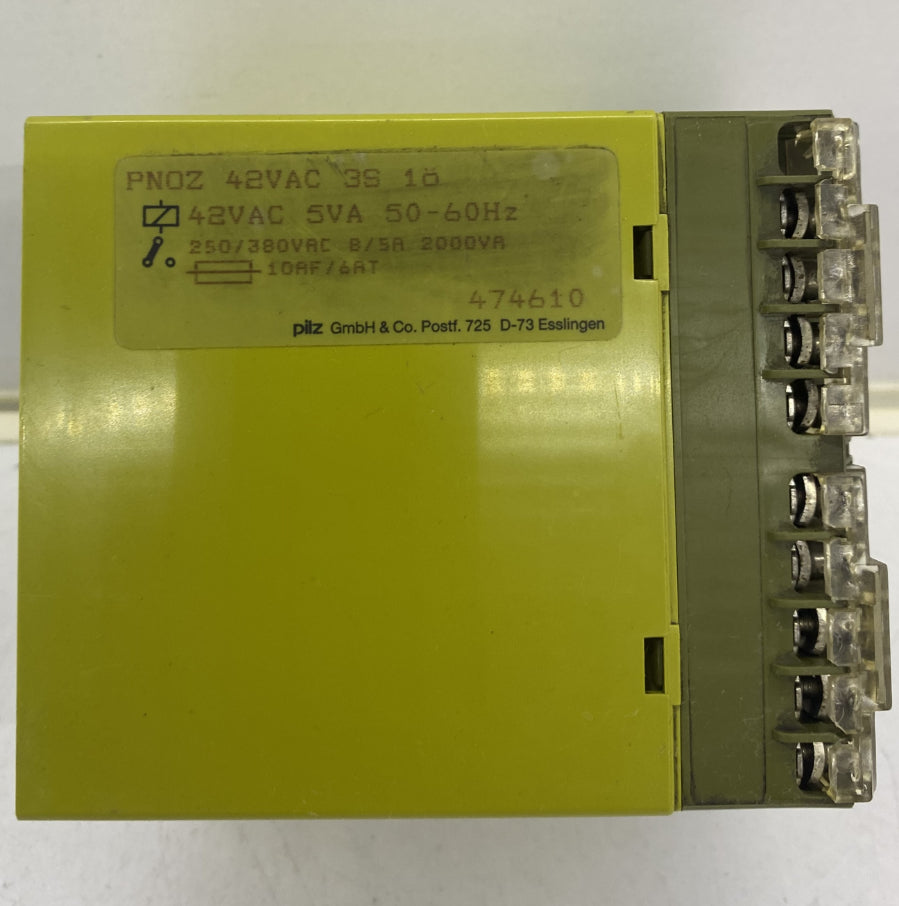 Pilz PNOZ 42VAC 3S 1Ö Güvenlik Rölesi