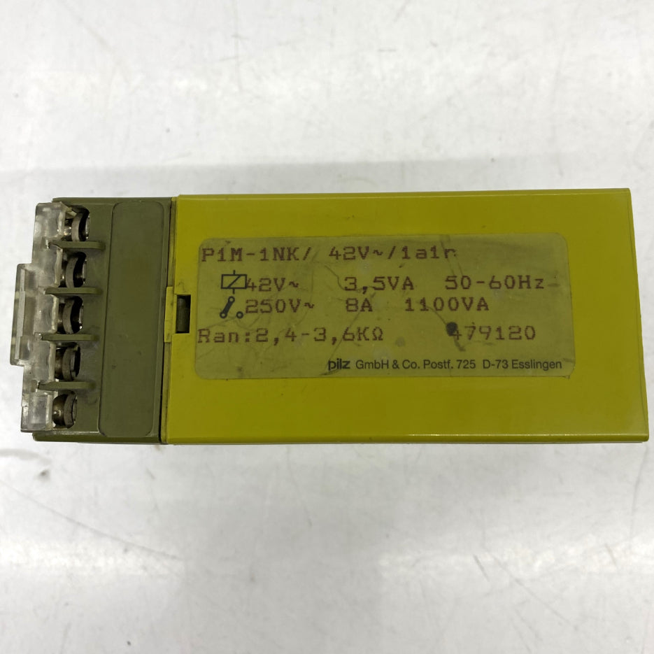 Pilz P1M-1NK-42V-1A1R Güvenlik Rölesi