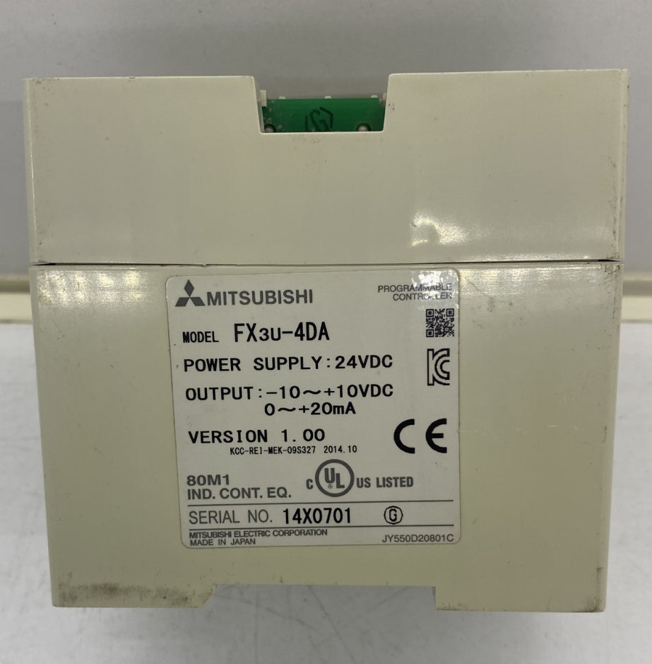 Mitsubishi FX3U-4DA Analog çikiş modülü