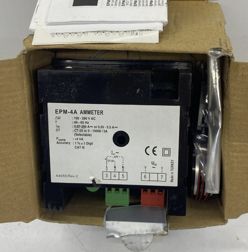 Entes EPM-4A 96x96 CT-25 Enerji Analizörü