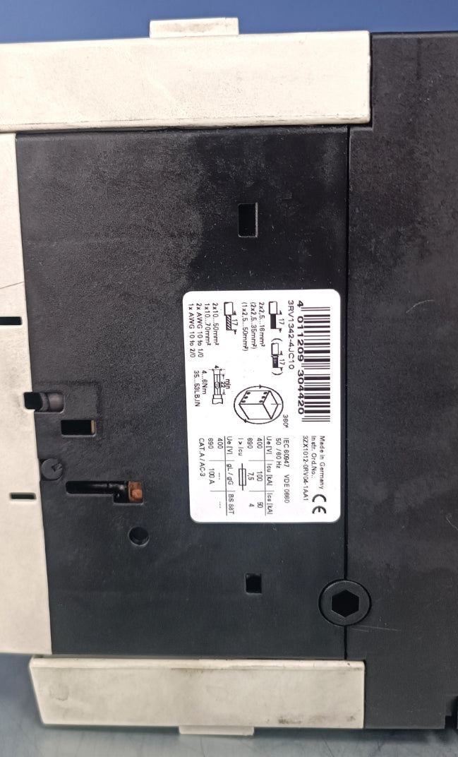 Siemens 3RV1342-4JC10 Motor Koruma Şalteri 63A
