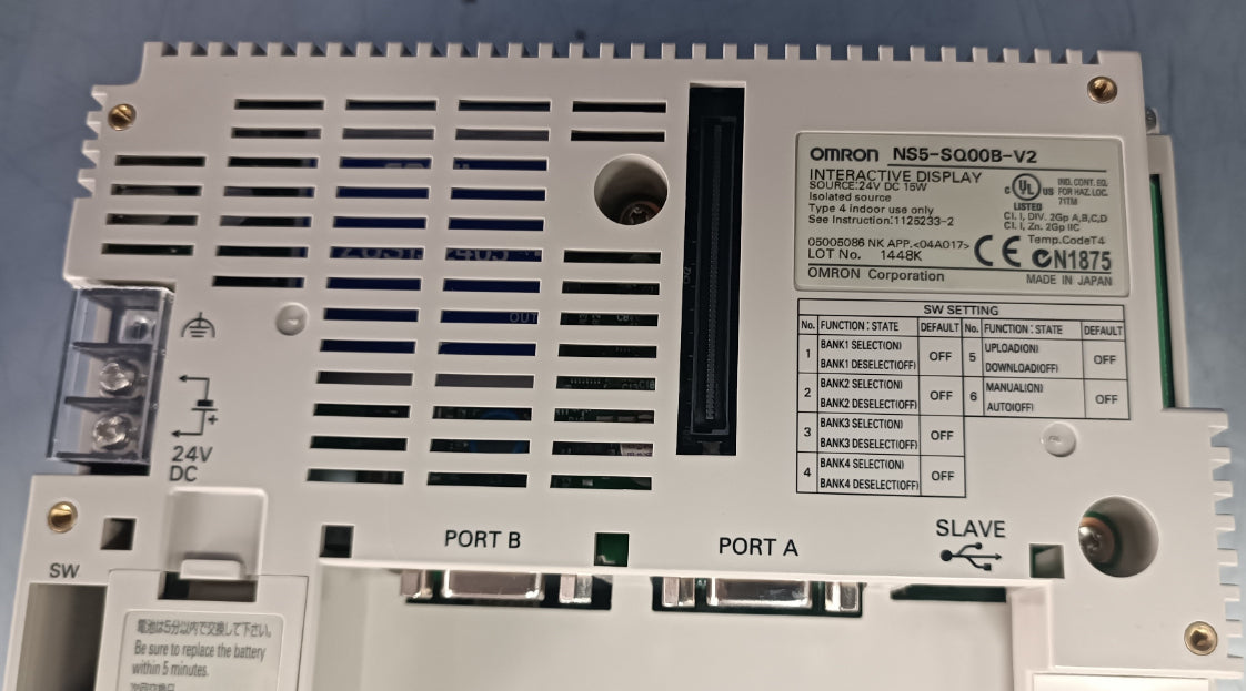 Omron NS5-SQ00B-V2 HMI Panel