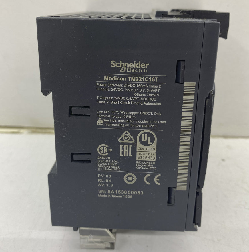 Schneider TM221C16T PLC