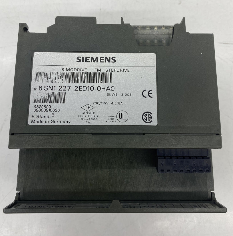 Siemens 6SN1227-2ED10-0HA0 Servo Sürücü Modülü