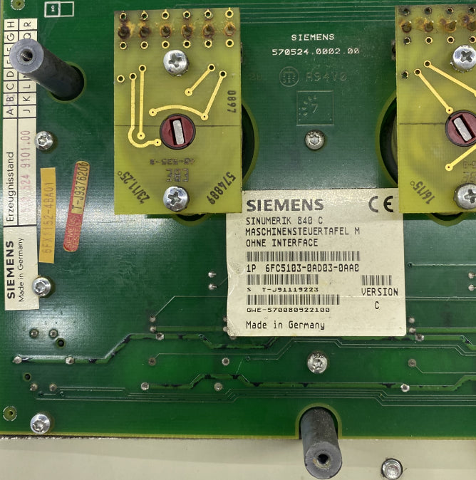 Siemens 6FC5103-0AD03-0AA0 CNC Karti
