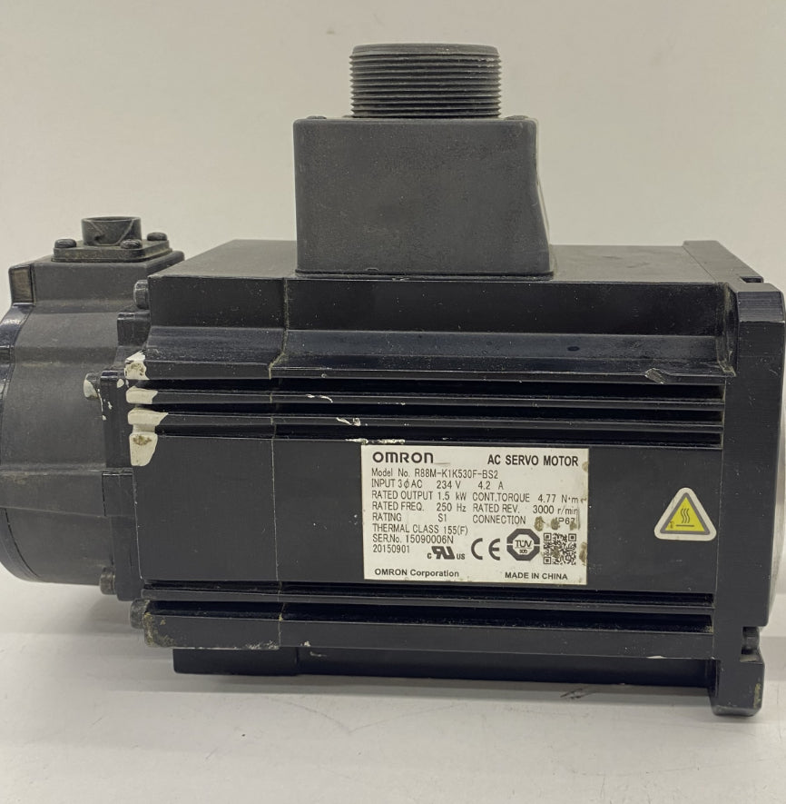 Omron R88M-K1K530F-BS2 Servo Motor 1.5Kw