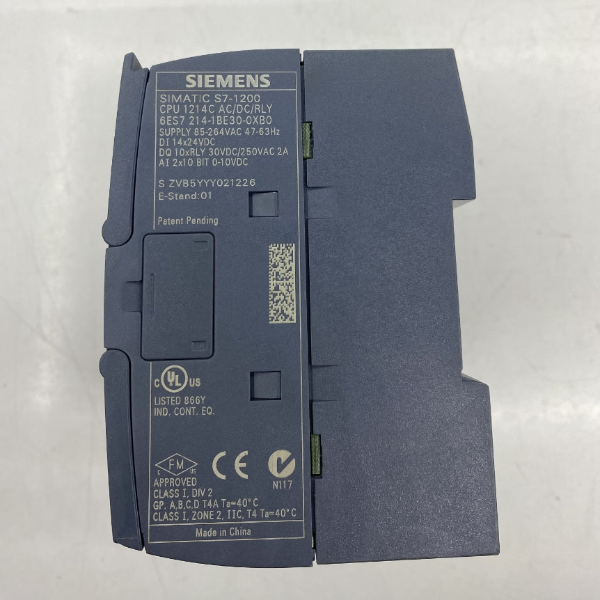 Siemens 6ES7 214-1BE30-0XB0 Plc CPU