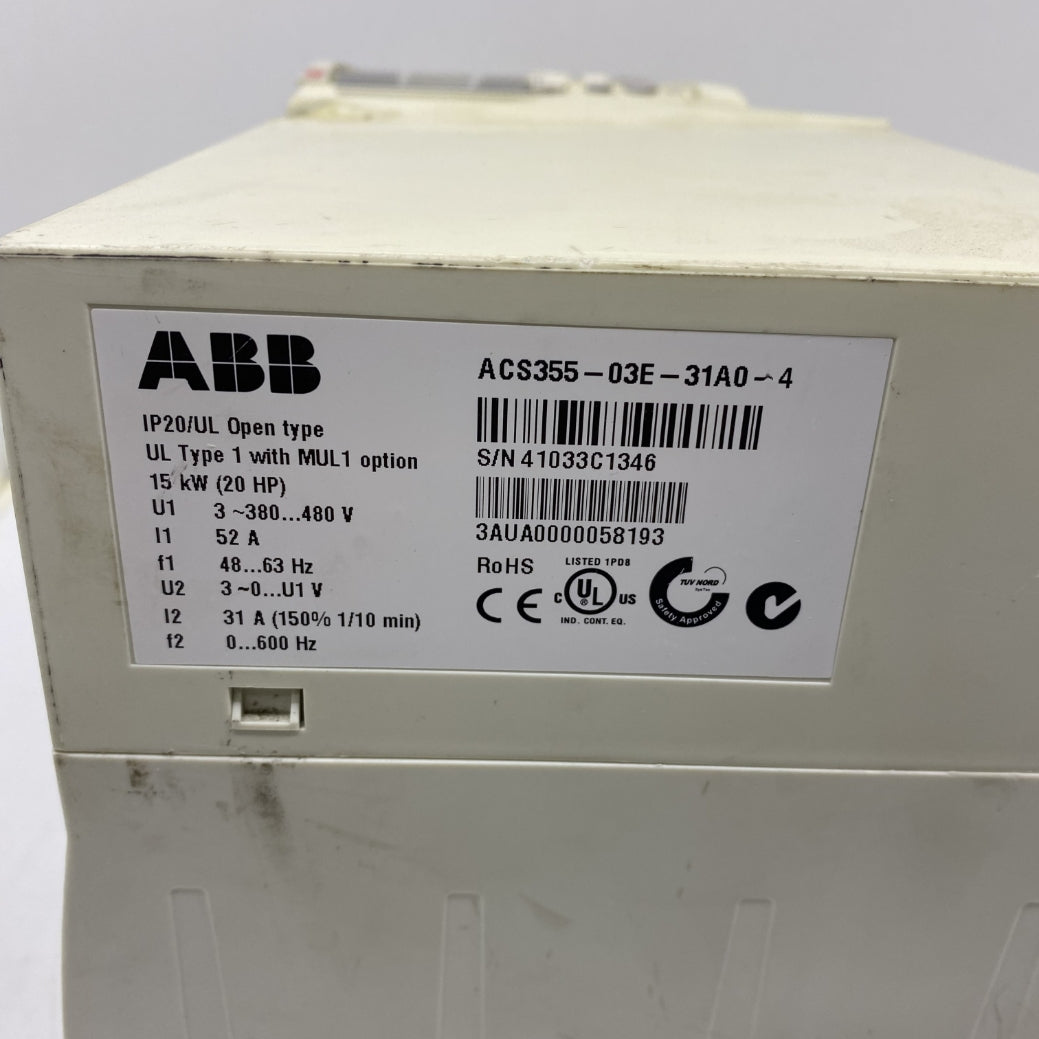 Abb ACS355-03E-31A0-4 Sürücü 15Kw 380W