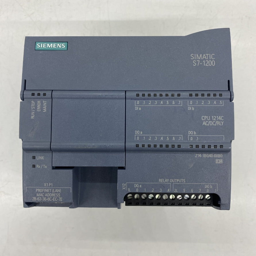 Siemens 6ES7 214-1BG40-0XB0 Plc CPU