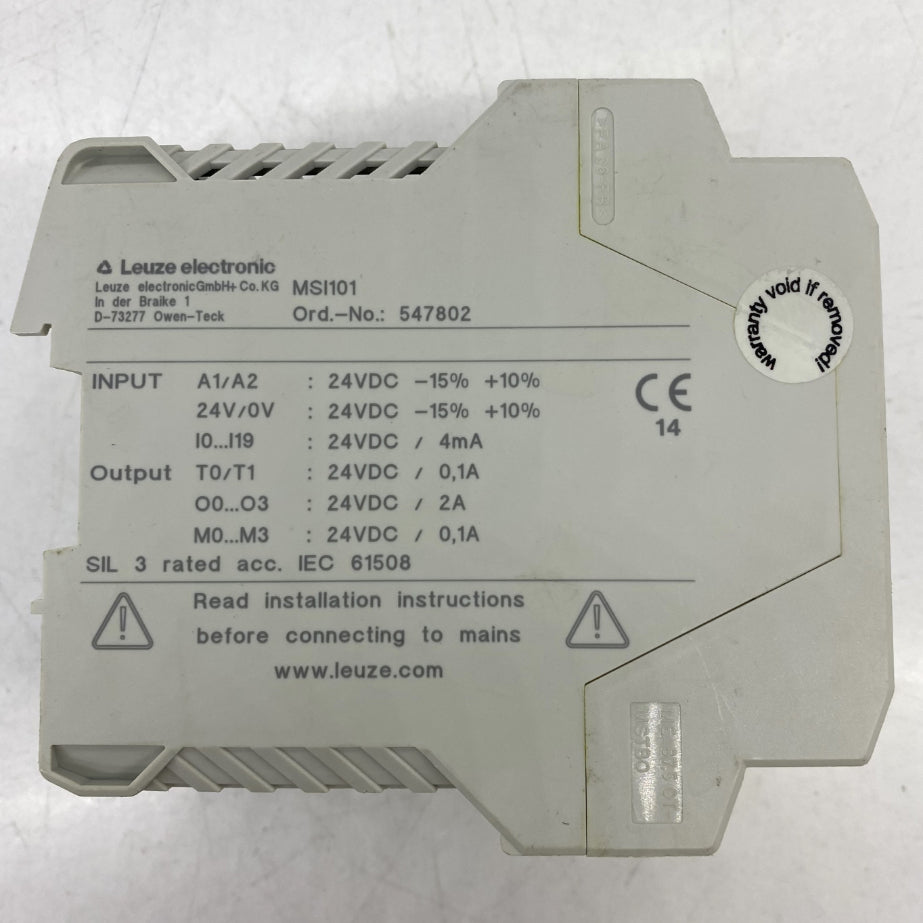Leuze MSI101 Safety Controller 547802