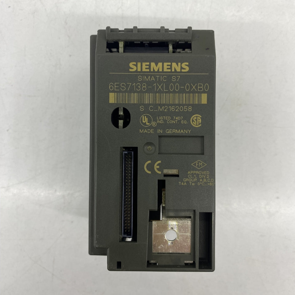 Siemens 6ES7 138-1XL00-0XB0 Sigorta Modülü