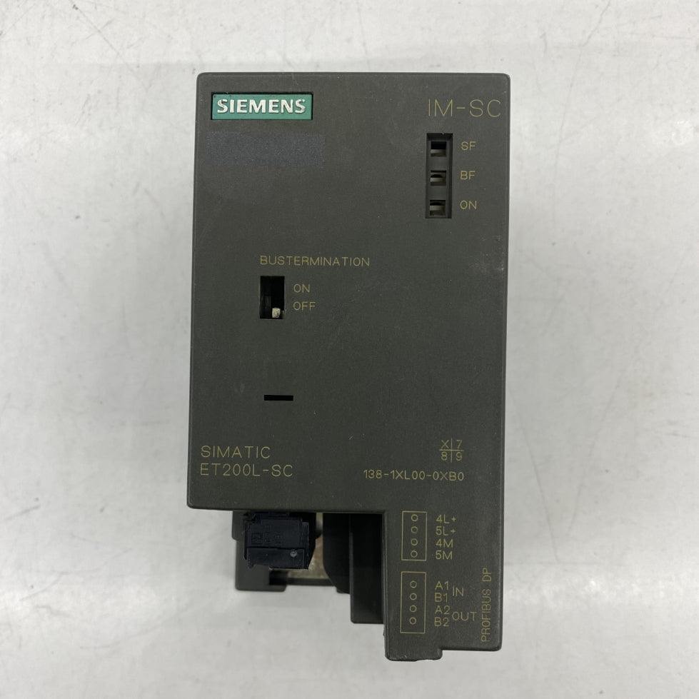 Siemens 6ES7 138-1XL00-0XB0 Sigorta Modülü