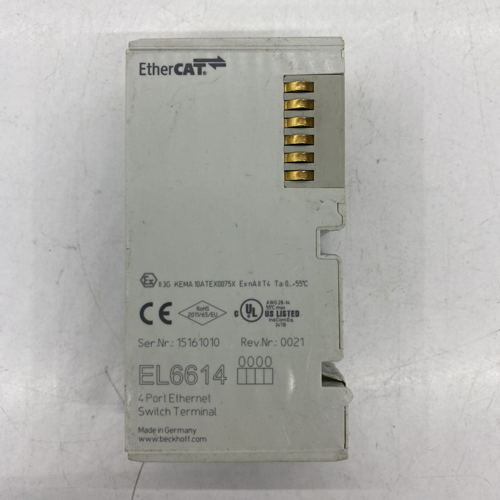 Beckhoff EL6614 Ethernet Switch