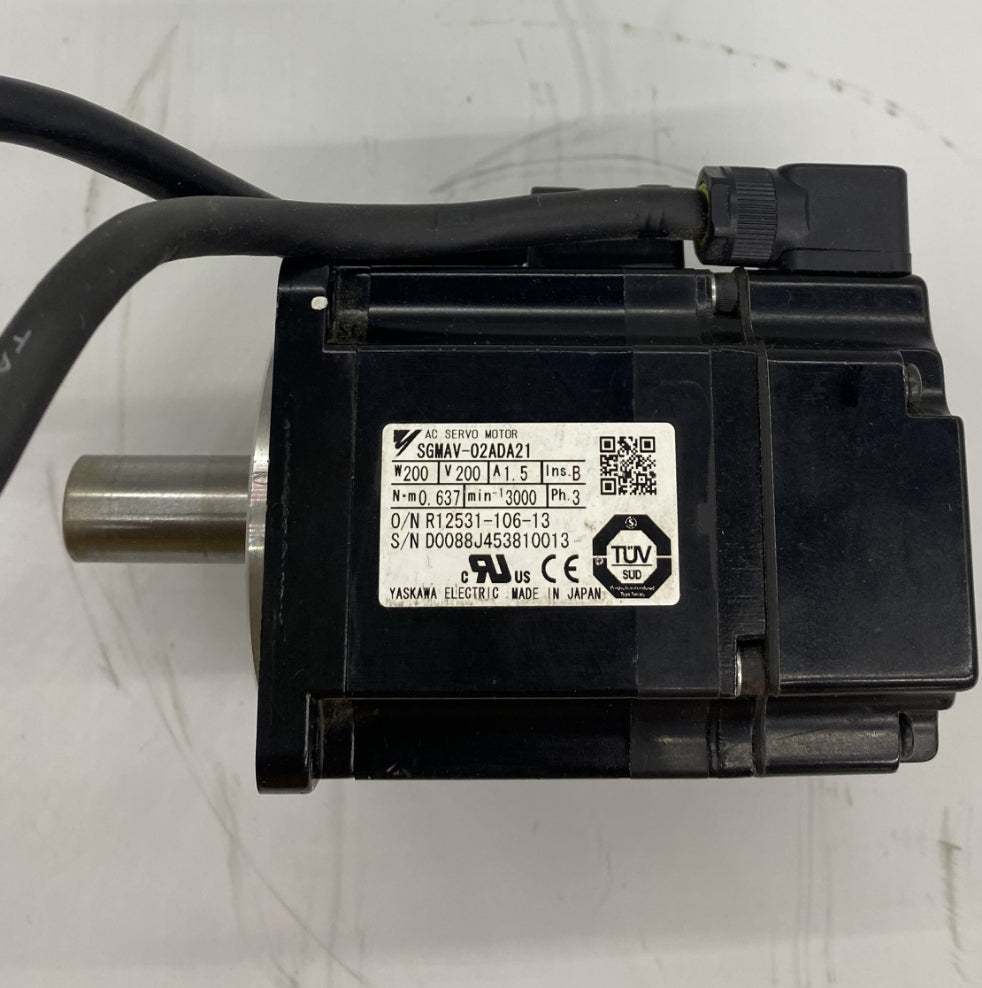Yaskawa SGMAV-02ADA21 Servo Motor