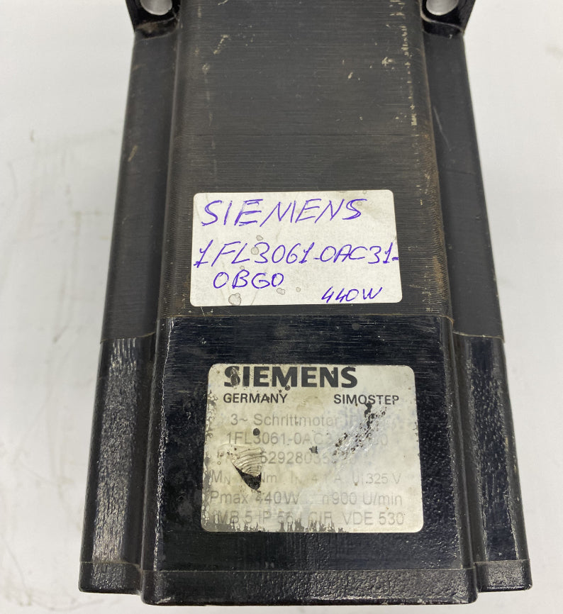Siemens 1FL3061-0AC31-0BG0 Servo Motor