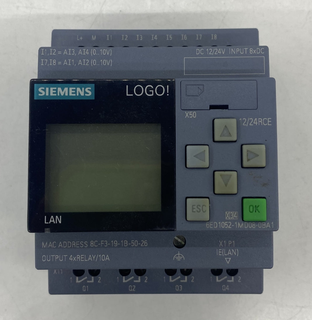 Siemens 6ED1052-1MD08-0BA1 Mini PLC