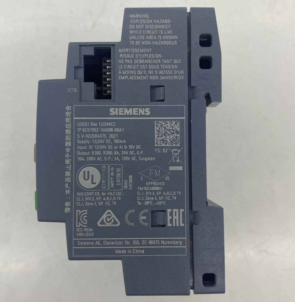 Siemens 6ED1052-1MD08-0BA1 Mini PLC